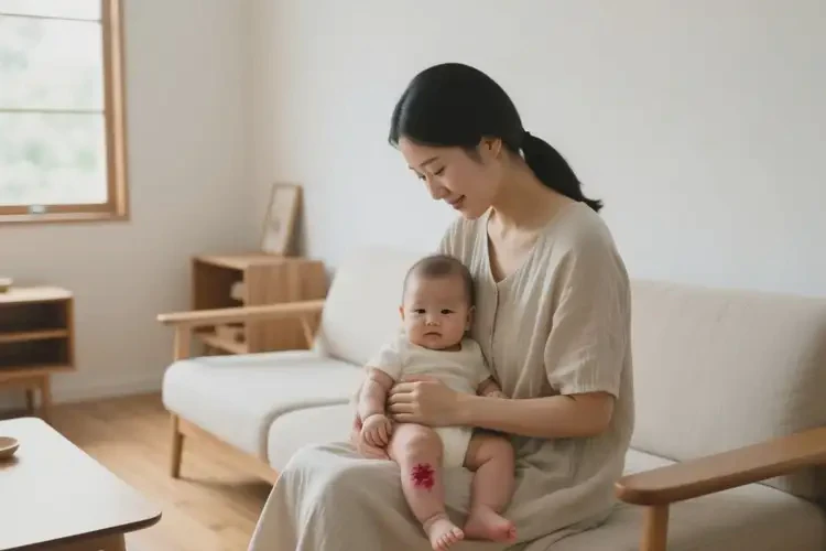 宝宝小腿出现湿疹能治好吗(图3)