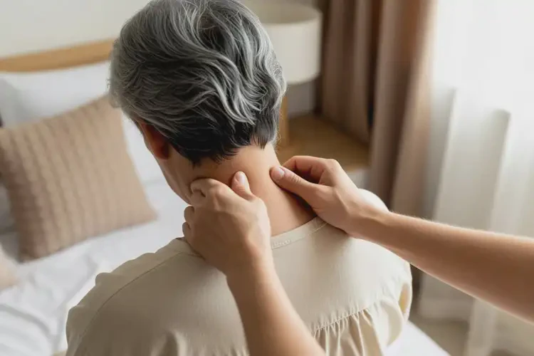 老年人脖子容易起湿疹可以治好吗(图3)