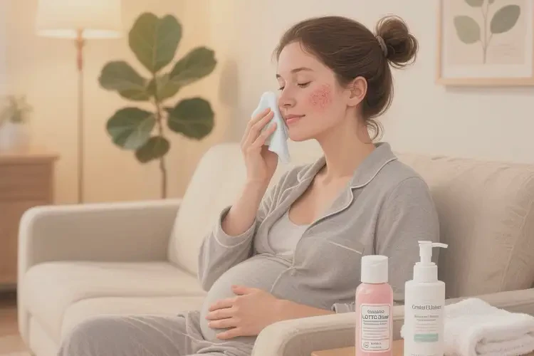 哺乳期妈妈脸上出现湿疹可以治好吗(图2)