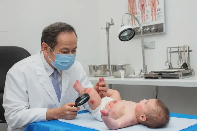 宝宝小腿偶尔长湿疹能治好吗(图2)