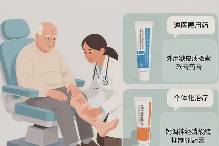 高龄老人小腿上长湿疹可以治好吗(图1)