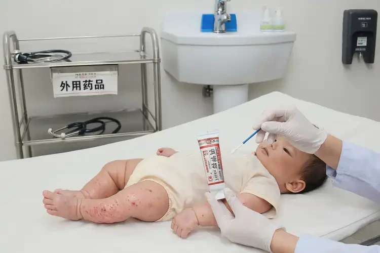 宝宝四肢有湿疹能治好吗(图2)