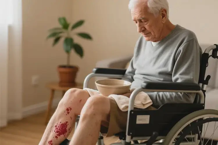 高龄老人小腿上容易起湿疹可以治好吗(图1)