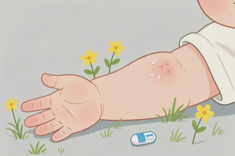 宝宝手臂经常起湿疹能治好吗(图1)