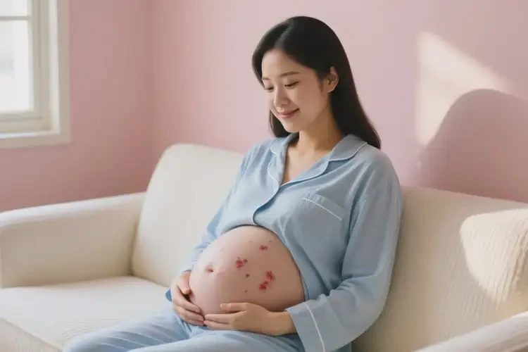 孕妇肚子上偶尔长湿疹可不可以彻底自愈(图2)