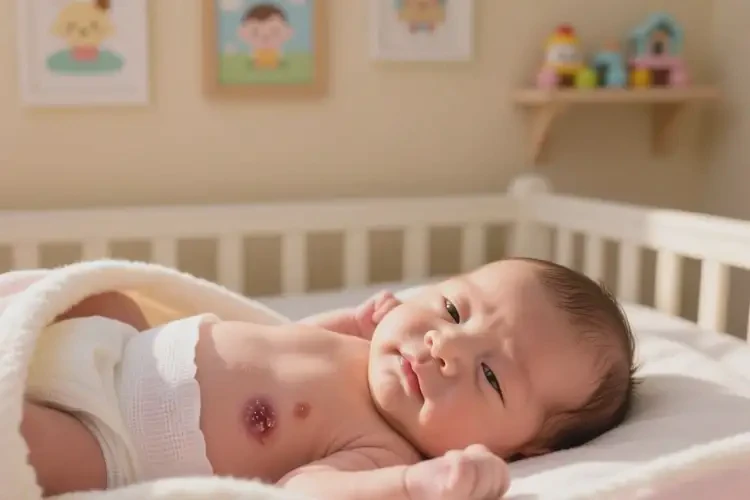 新生儿肛周长湿疹不管它会自己自愈吗(图2)