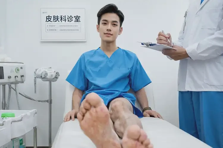 青年人大腿有湿疹可以治好吗(图1)