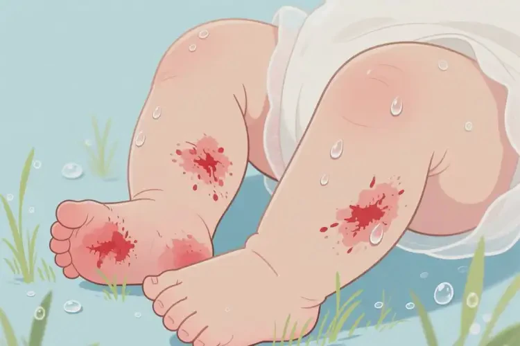 宝宝小腿经常起湿疹能治好吗(图1)