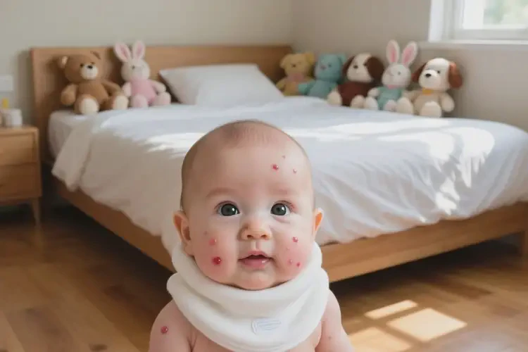 宝宝脖子上长湿疹不管它会自己好吗(图1)