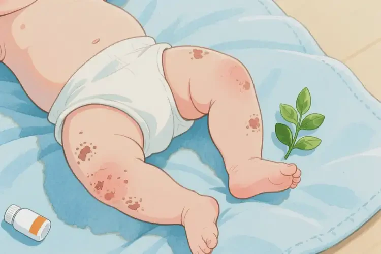 宝宝大腿上经常起湿疹能治好吗(图3)