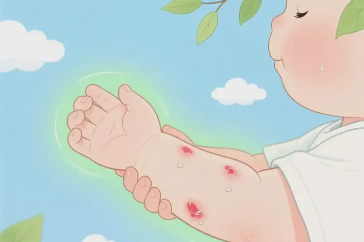 宝宝手臂经常长湿疹能治好吗(图2)