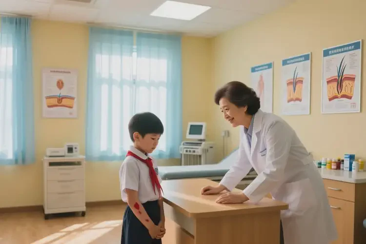 小学生手臂有湿疹可以治好吗(图1)