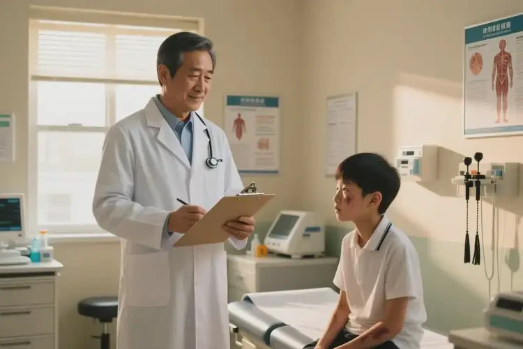 中学生脸上出湿疹可以治好吗(图2)