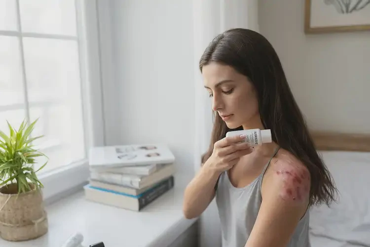 女人脖子上长湿疹可以治好吗(图2)