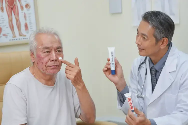 老人面部容易起湿疹不管它会自己自愈吗(图3)