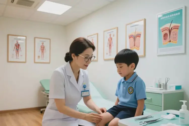小学生大腿出现湿疹可以治好吗(图1)
