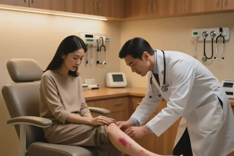 女人小腿上容易长湿疹可以治好吗(图4)