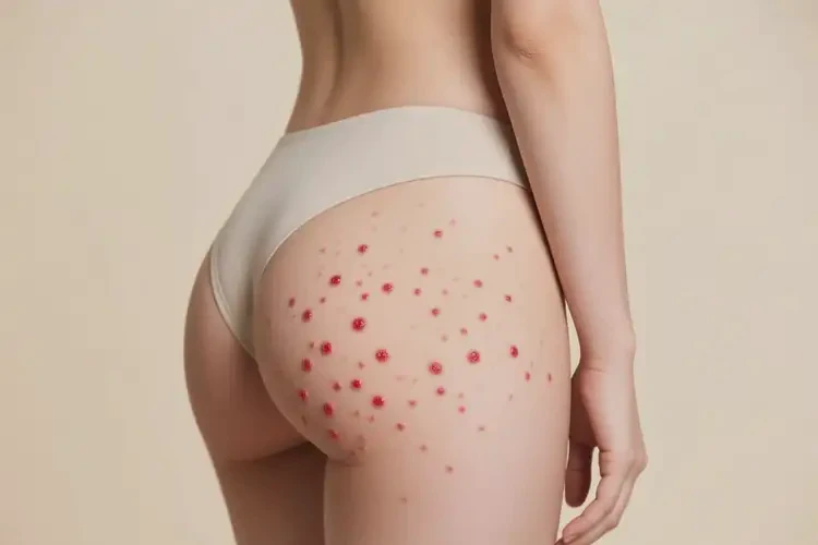 女人屁股偶尔长湿疹可以治好吗(图1)