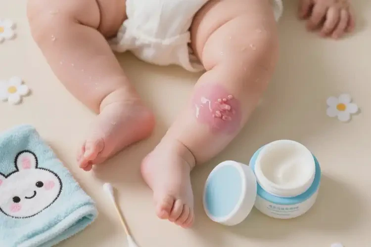 宝宝小腿长湿疹能治好吗(图3)