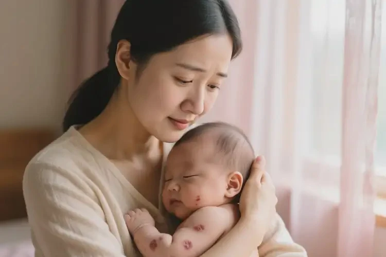 宝宝手臂上偶尔起湿疹能治好吗(图2)