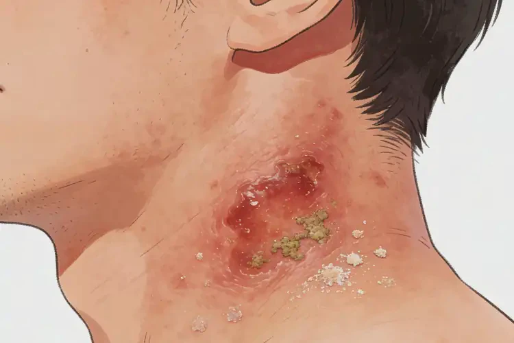 男人脖子出湿疹可以治好吗(图3)