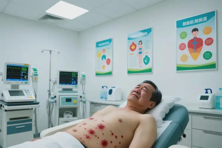 男人肚子上经常起湿疹可以治好吗(图1)