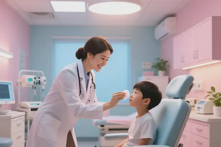 小学生脸上容易长湿疹可以治好吗(图1)