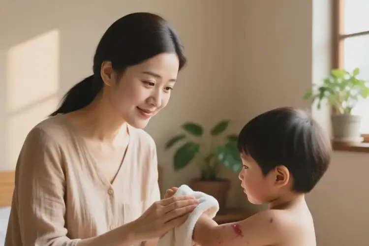 小儿手臂上容易长湿疹可以治好吗(图2)