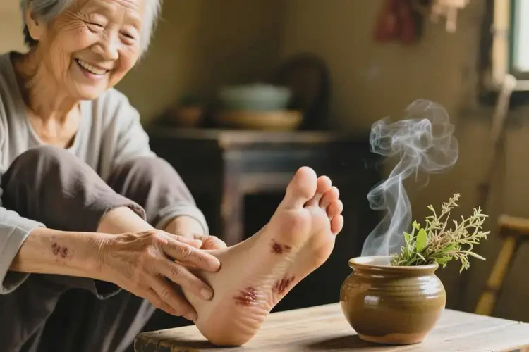 老年人脚上容易长湿疹可以治好吗(图2)