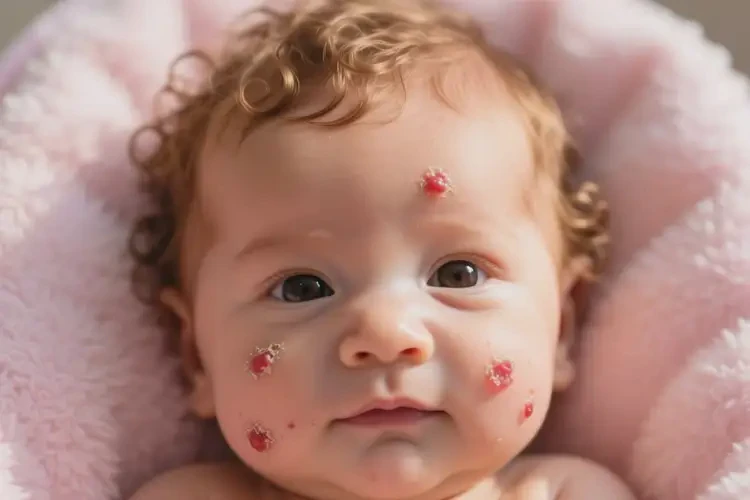 婴儿面部偶尔长湿疹能治好吗(图4)