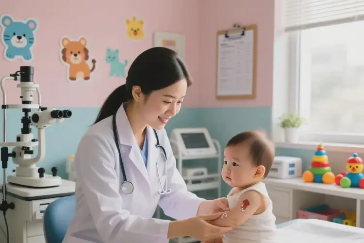 婴幼儿手臂偶尔长湿疹能治好吗(图1)