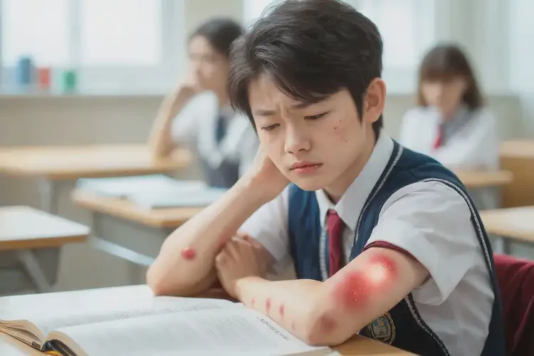 中学生身上经常长湿疹可以治好吗(图4)