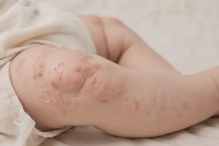 宝宝小腿偶尔长湿疹能治好吗(图3)