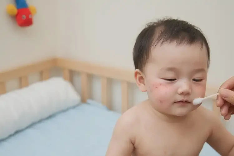 婴儿脸上容易长湿疹能治好吗(图3)