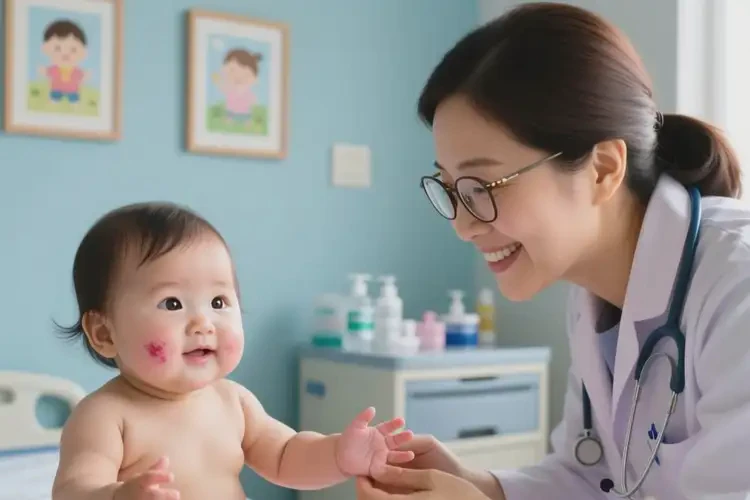 宝宝手上偶尔长湿疹能治好吗(图3)