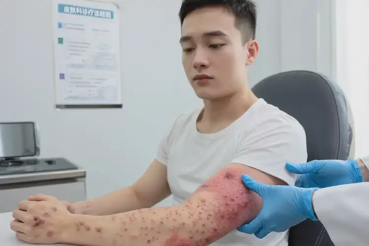 男生手臂上容易起湿疹可以彻底自愈吗(图4)