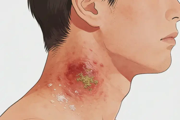 男人脖子出湿疹可以治好吗(图4)