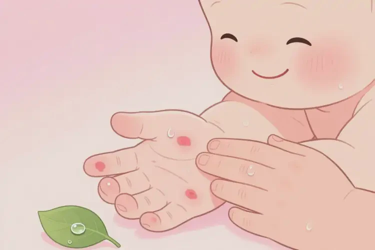宝宝手上容易长湿疹能治好吗(图3)