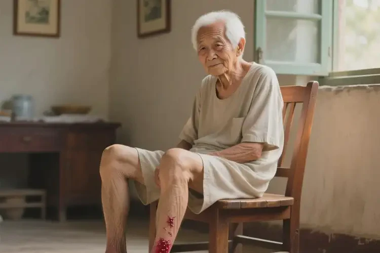 老人脚上经常长湿疹不管它会自己好吗(图3)