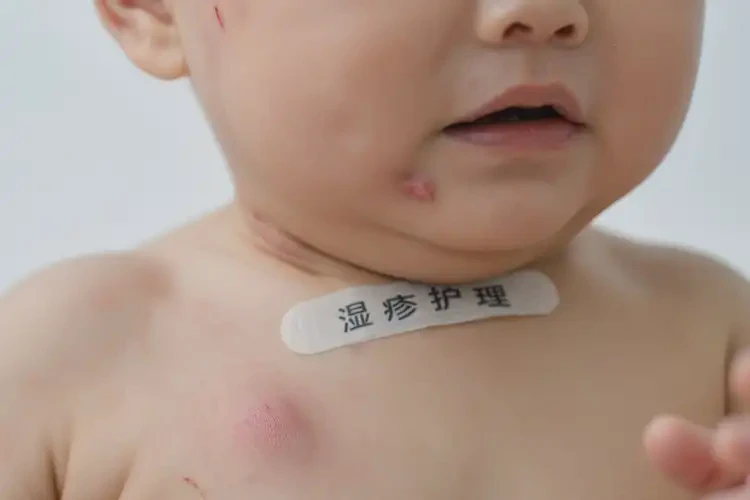 婴儿脖子有湿疹不管它会自己自愈吗(图4)