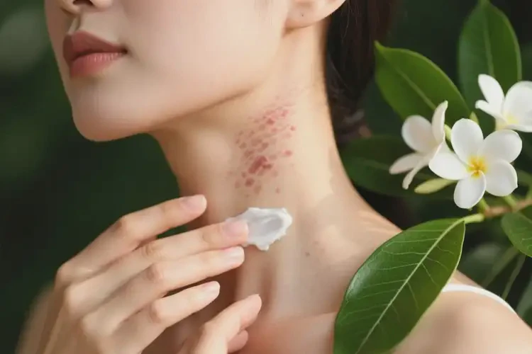 女人脖子长湿疹可以治好吗(图4)