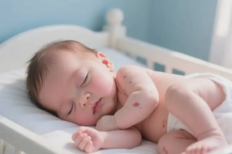 婴儿四肢出湿疹不管它会自己自愈吗(图2)