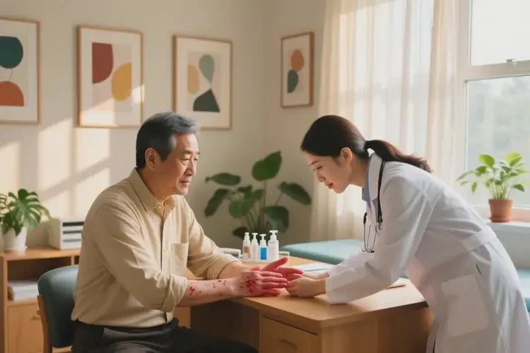 男人手上偶尔起湿疹可以治好吗(图3)