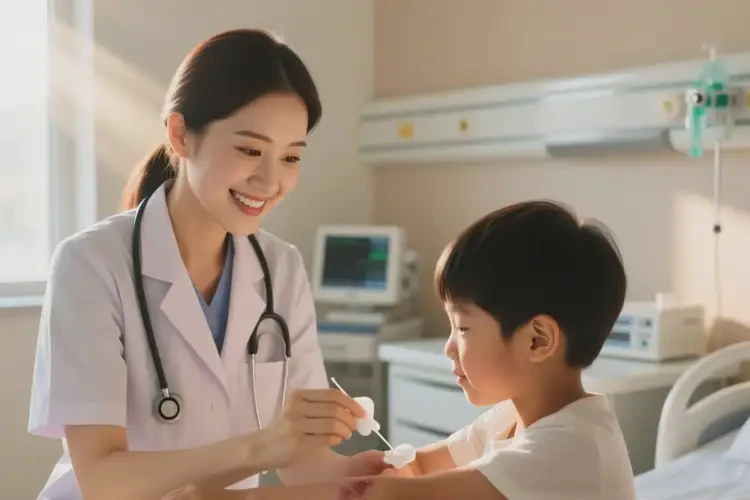 小儿手臂出现湿疹可以治好吗(图1)