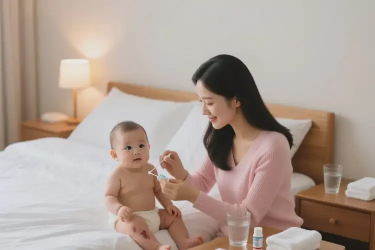 婴儿大腿上经常起湿疹能靠自己自愈吗(图1)