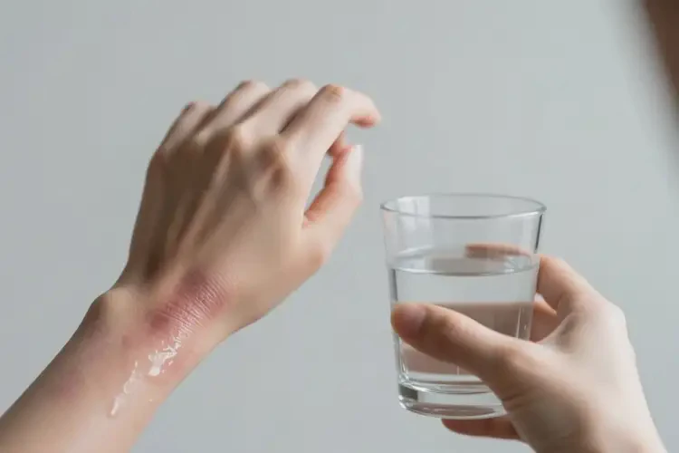 女人身上偶尔长湿疹可以治好吗(图2)