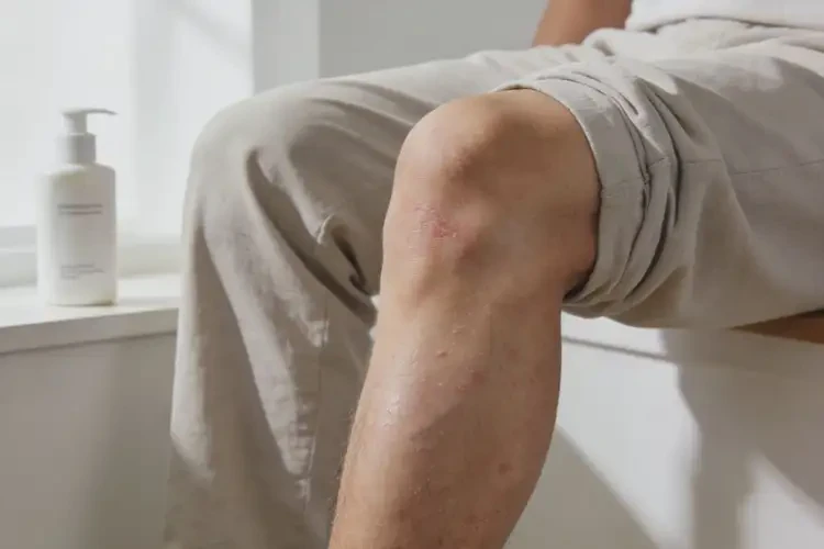 男人小腿上经常起湿疹可以治好吗(图2)