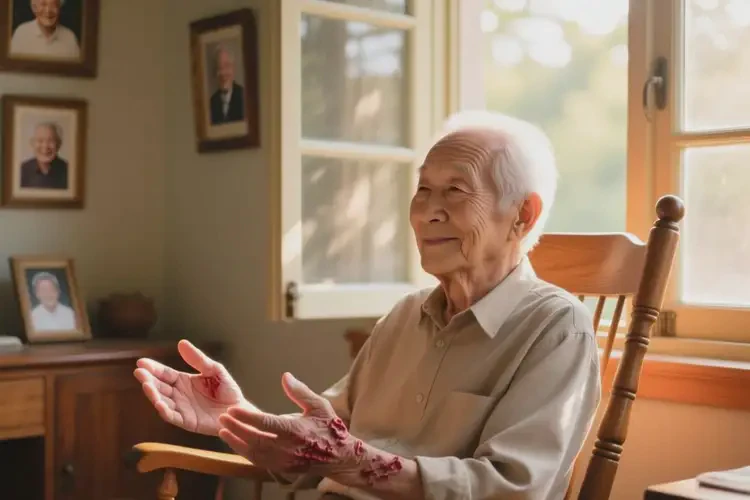 老人手上长湿疹能彻底自愈吗(图2)