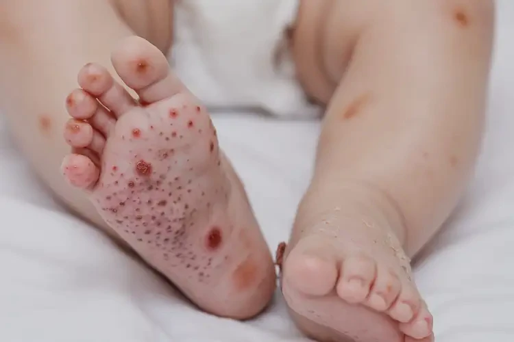 婴儿脚上长湿疹能治好吗(图4)