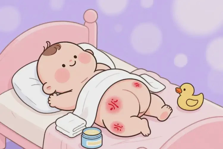 宝宝屁股有湿疹能治好吗(图3)